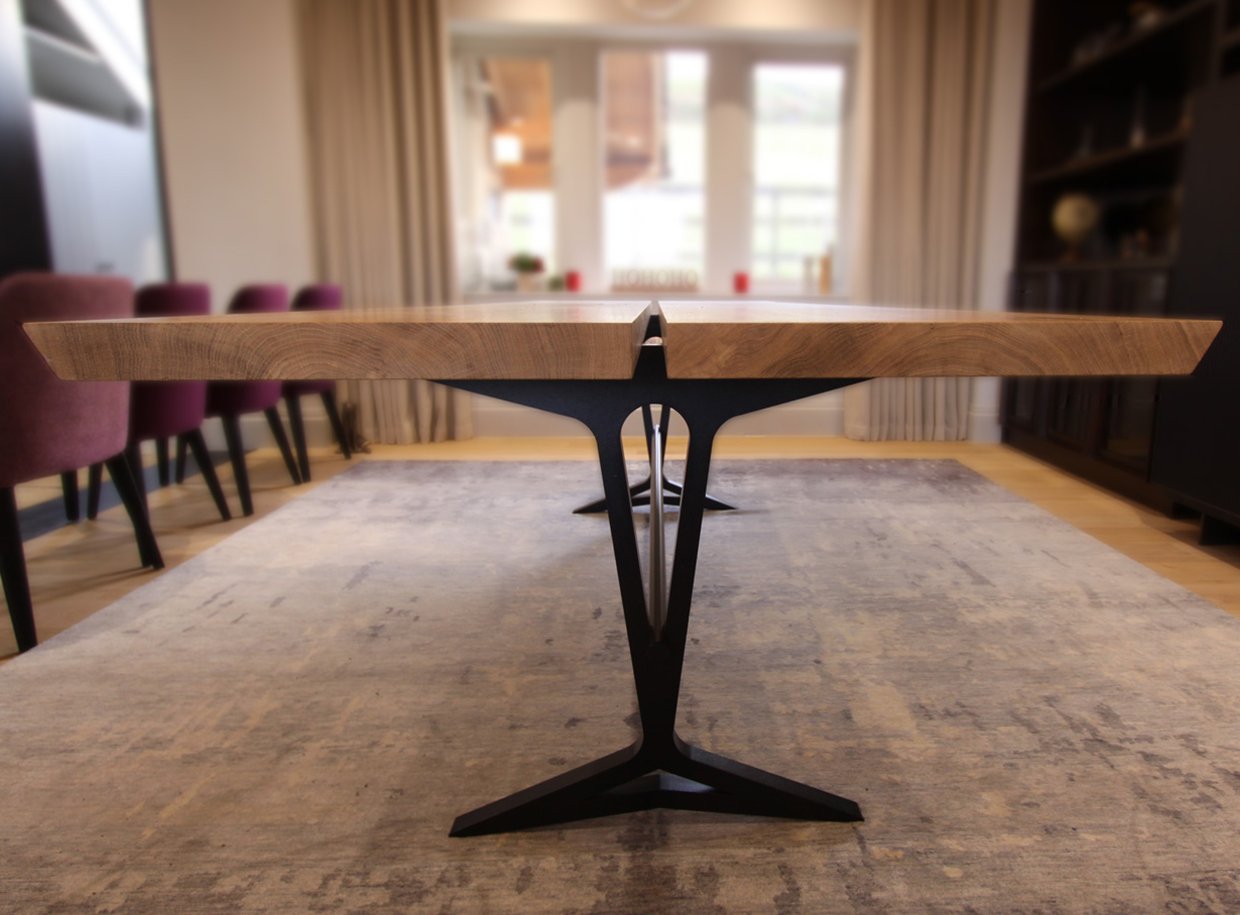 End detail Photo of HOLLT Dining Table by DYEHOUSE