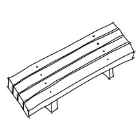 Sketch of HURST Coffee Table by DYEHOUSE