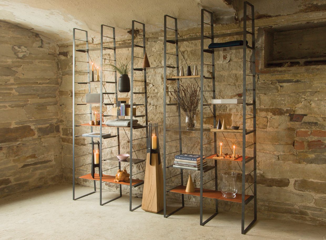 Photo of STAKK Freestanding Steel Shelving Unit by DYEHOUSE